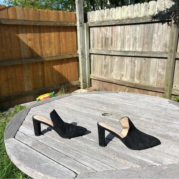 ADRIENNE‎ VITTADINI Nella Faux Leather Block Heel Mules size 11 - Picture 2 of 11